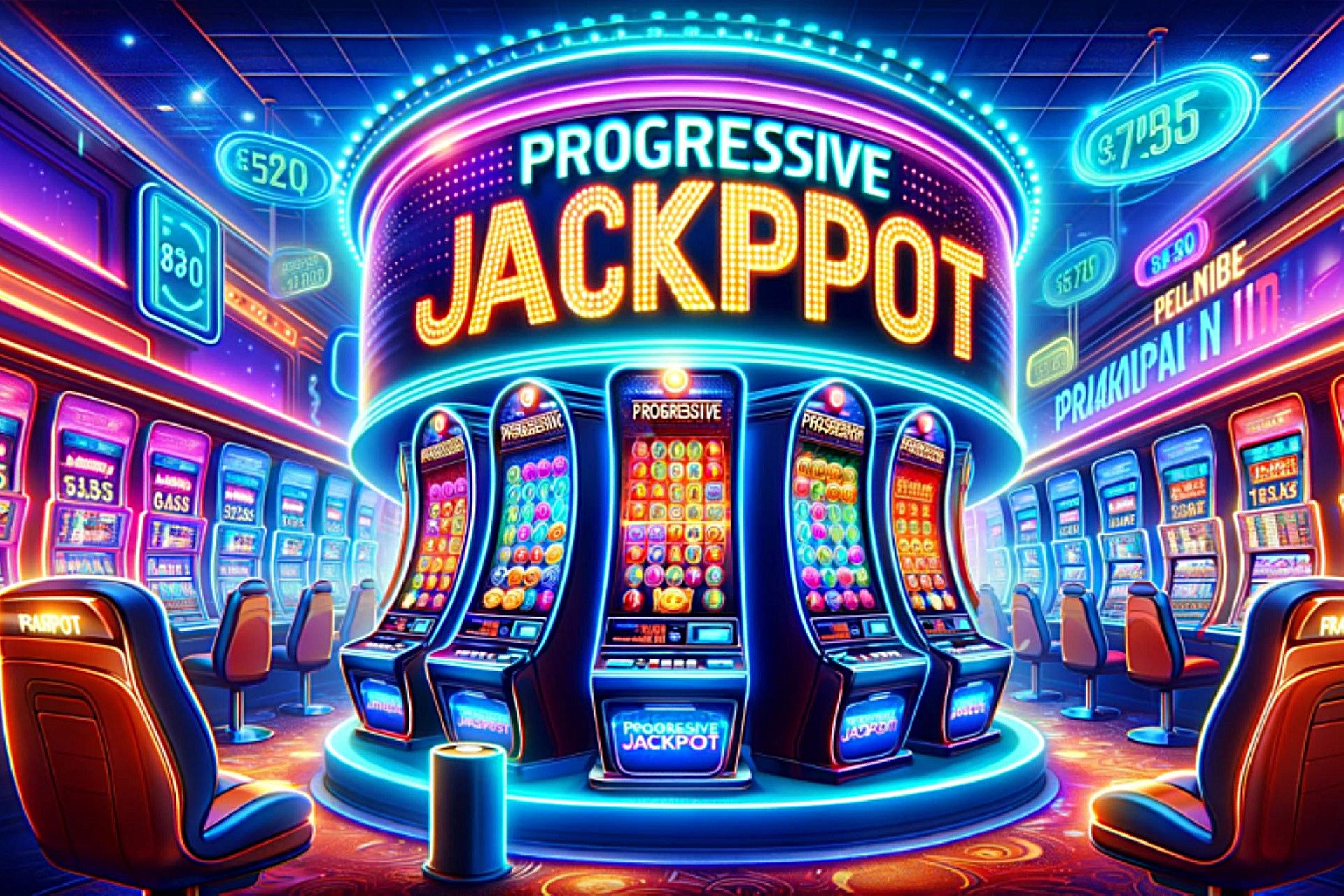 What is a progressive jackpot in casino slots?